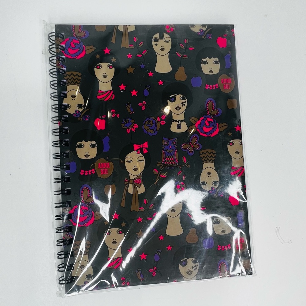 Anna Sui Blank Lined Notebook Brand New Collector Item